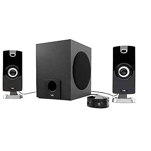 Cyber Acoustics CA-3090 2.1 Speaker System with Subwoofer – 18W Power Cyber Acoustics