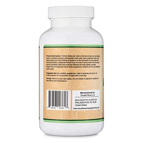 Essential Amino Acids - 225 Capsules Double Wood Supplements