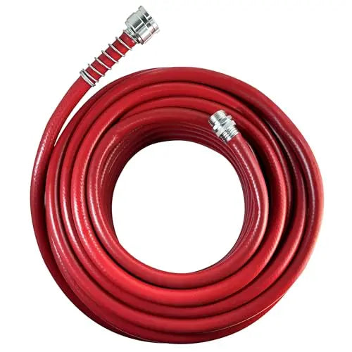 Flexon FA58100CN Farm and Ranch Garden Hose, 100 ft, Red Flexon