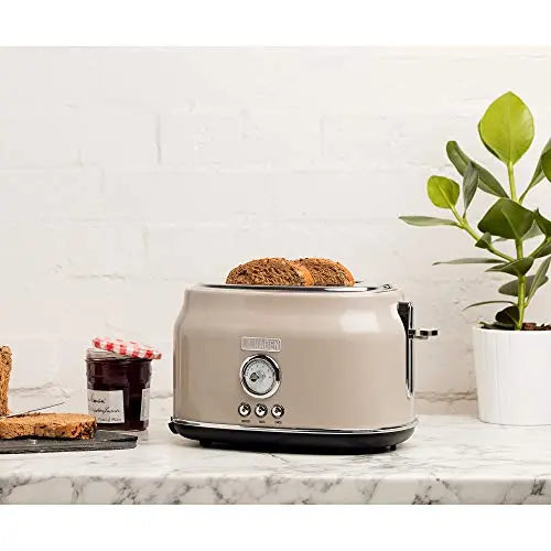 Haden Dorset 2-Slice Wide Slot Stainless Steel Toaster 