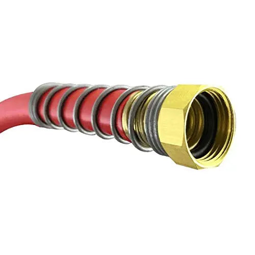 Flexon FA58100CN Farm and Ranch Garden Hose, 100 ft, Red Flexon