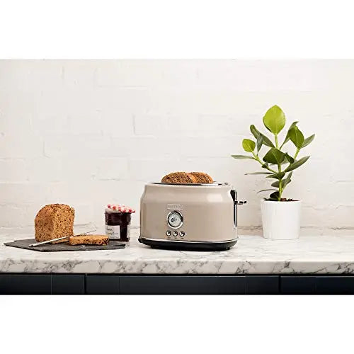 Haden Dorset 2-Slice Wide Slot Stainless Steel Toaster 