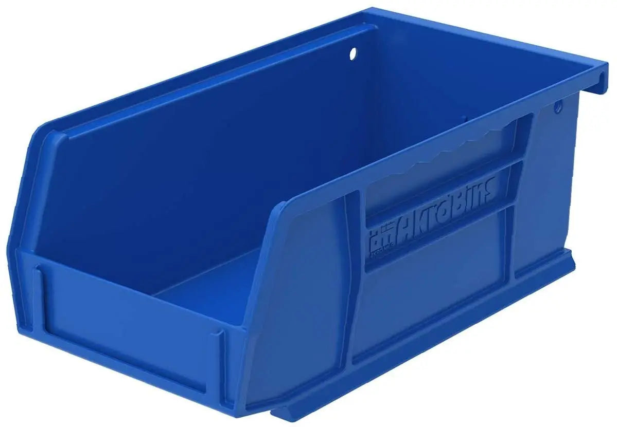 Akro-Mils 30220 Plastic Hanging Storage Organizer Bin - 24-Pack, Blue Akro-Mils