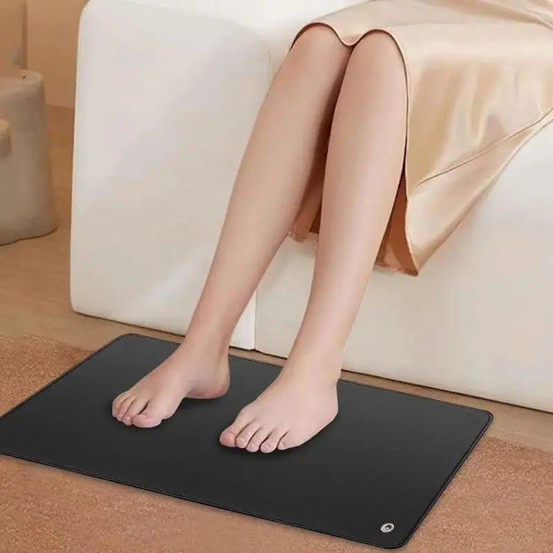 Grounding Mats for Health,11.8 * 23 Inch Grounding Mats Kit for Improved Sleep Grounding Mat with Grounding Cord for Better Working,Sleep Assist and Helps with Anxiety VAJOOCLL