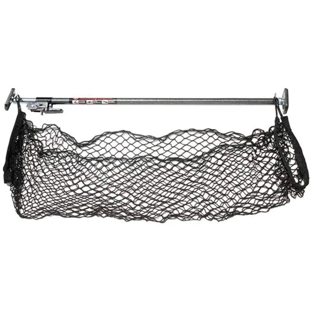 KEEPER Ratcheting Cargo Bar with Storage Net - Adjustable 40"-70" KEEPER