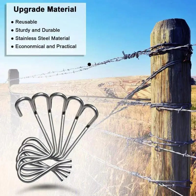 YUUCOO Fence Wire Tightener with Handle - Fast & Durable Barb Wire Tensioning Tool YUUCOO