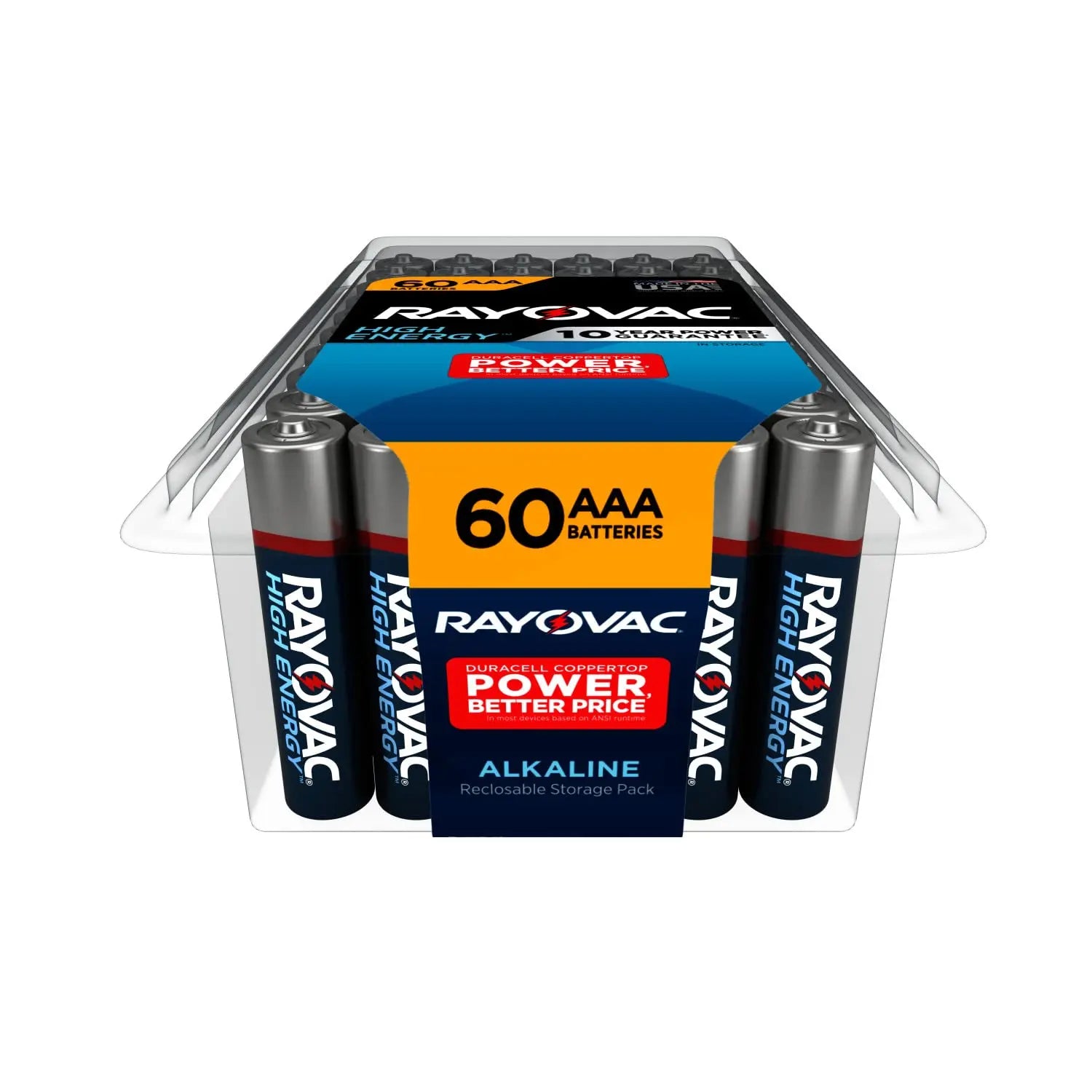 Rayovac AAA Batteries, Alkaline Triple A Batteries (60 Battery Count) Rayovac