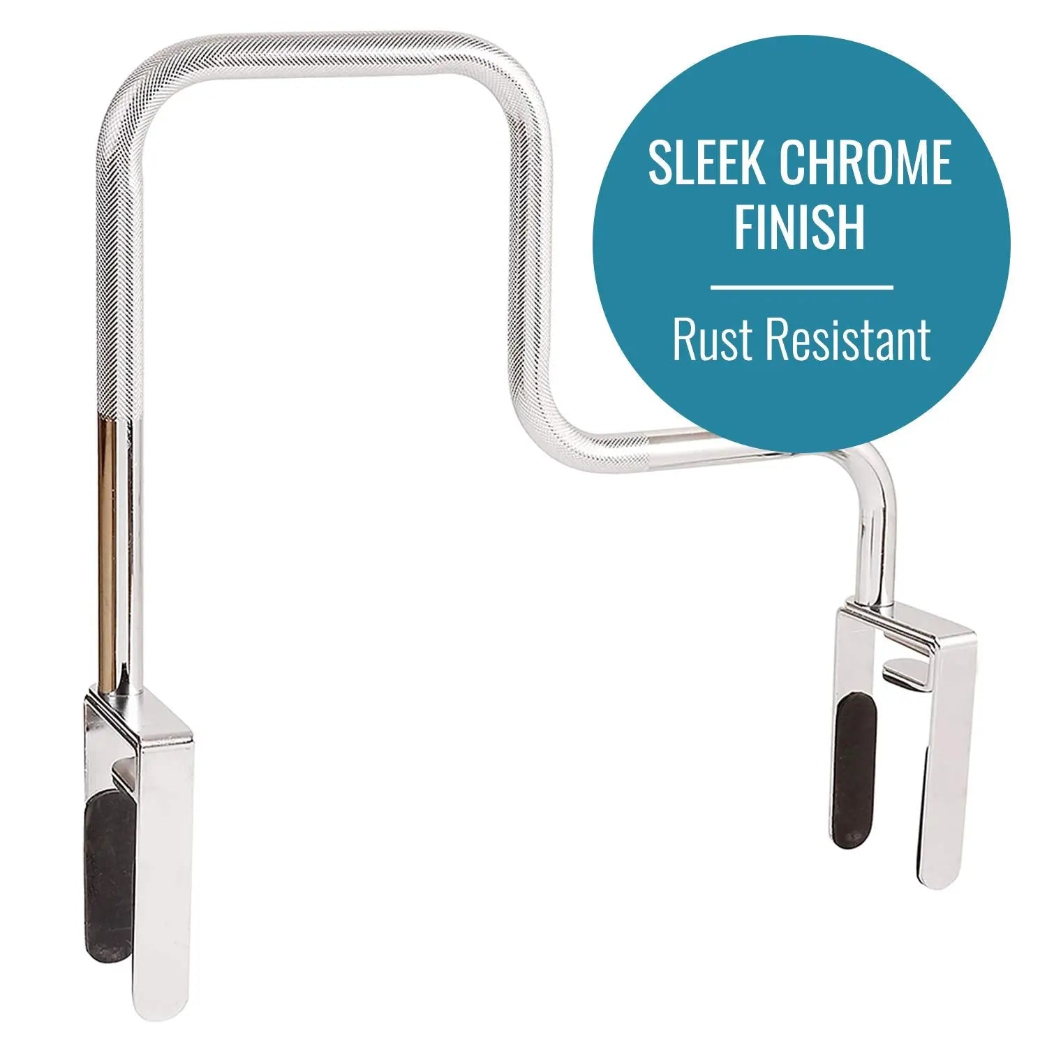 DMI Chrome Tub & Shower Grab Bar Safety Rail, Rust-Resistant DMI