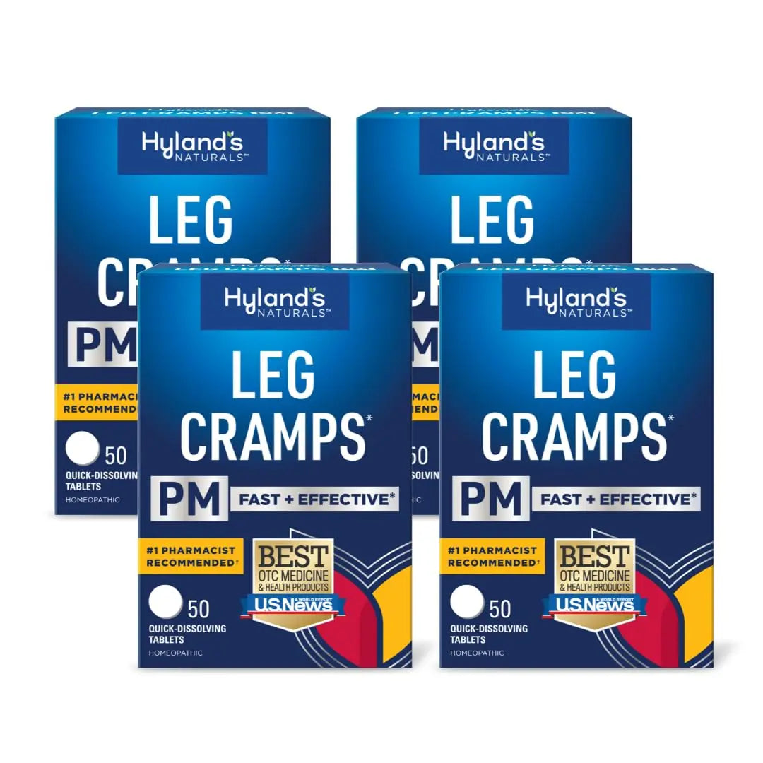 Hyland's Leg Cramps PM - 50 Tablets ea (Pack of 4) Hyland's