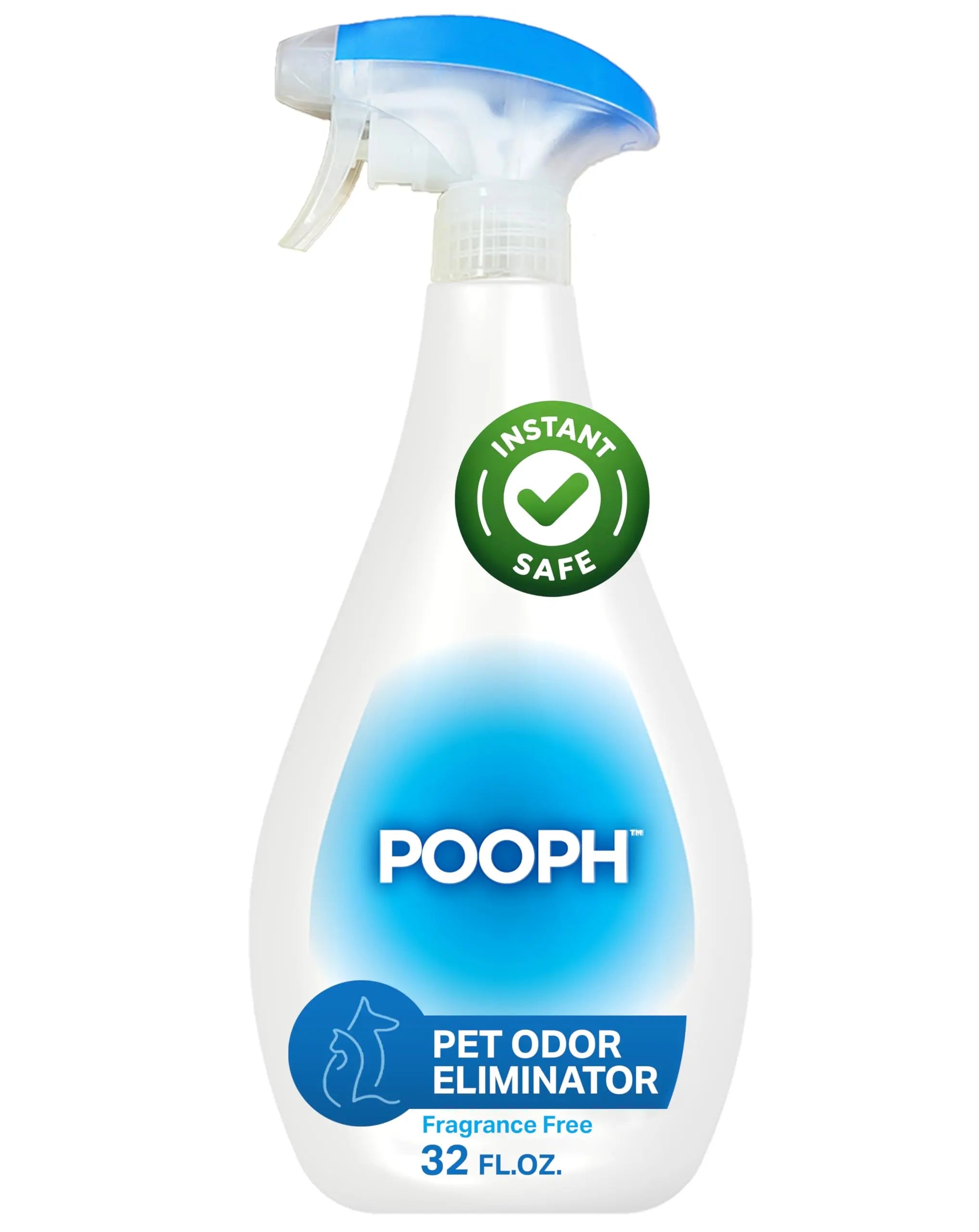 Pooph Pet Odor Eliminator, 32oz Spray - Dismantles Odors on a Molecular Basis, Dogs, Cats, Freshener, Urine, Poop, Pee, Deodorizer, Natures, Puppy, Fresh, Clean, Furniture, Potty, Safe POOPH