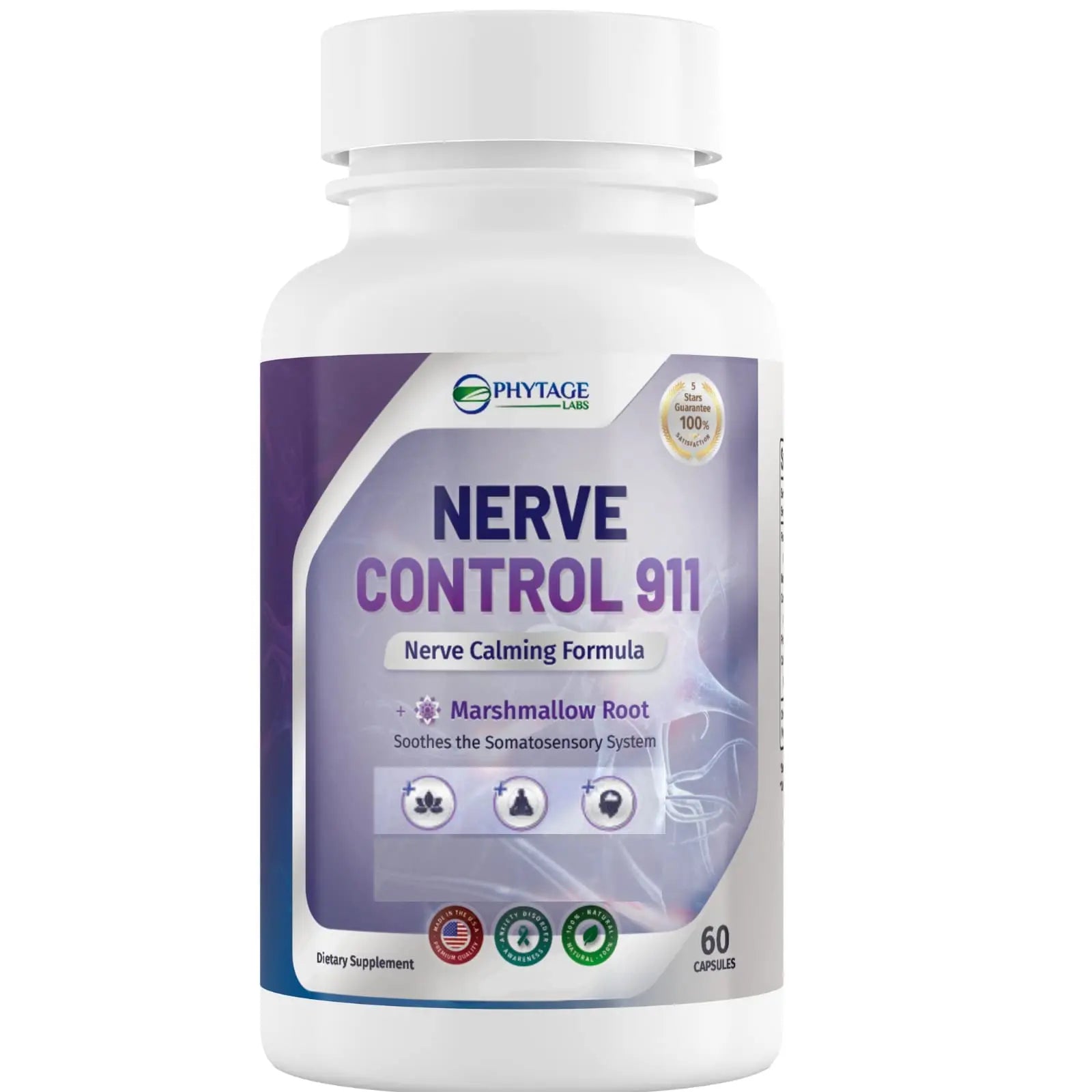 Phytage Labs Nerve Control 911 - Natural Plant-Based Nerve Health&nbsp; Phytage Labs