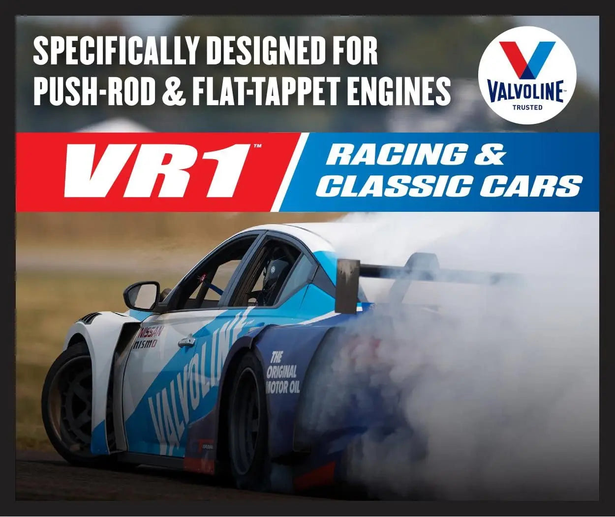 Valvoline VR1 Racing Synthetic SAE 10W-30 Motor Oil 1 QT, Case of 6 Valvoline