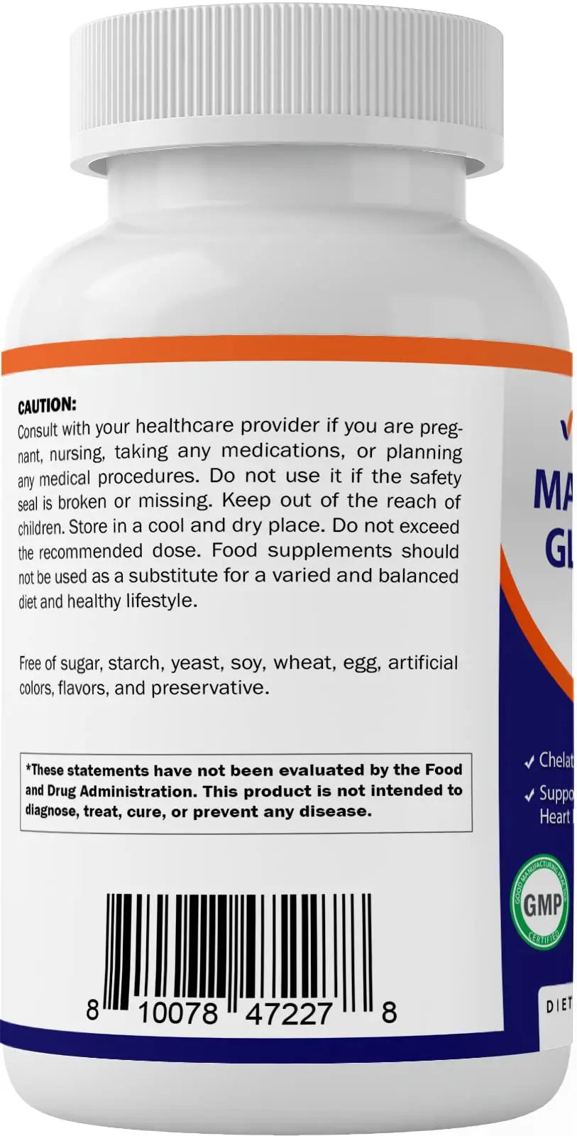 Vitamatic Magnesium Glycinate 500mg - 2 Packs of 180 Veg Tablets with B6 Vitamatic