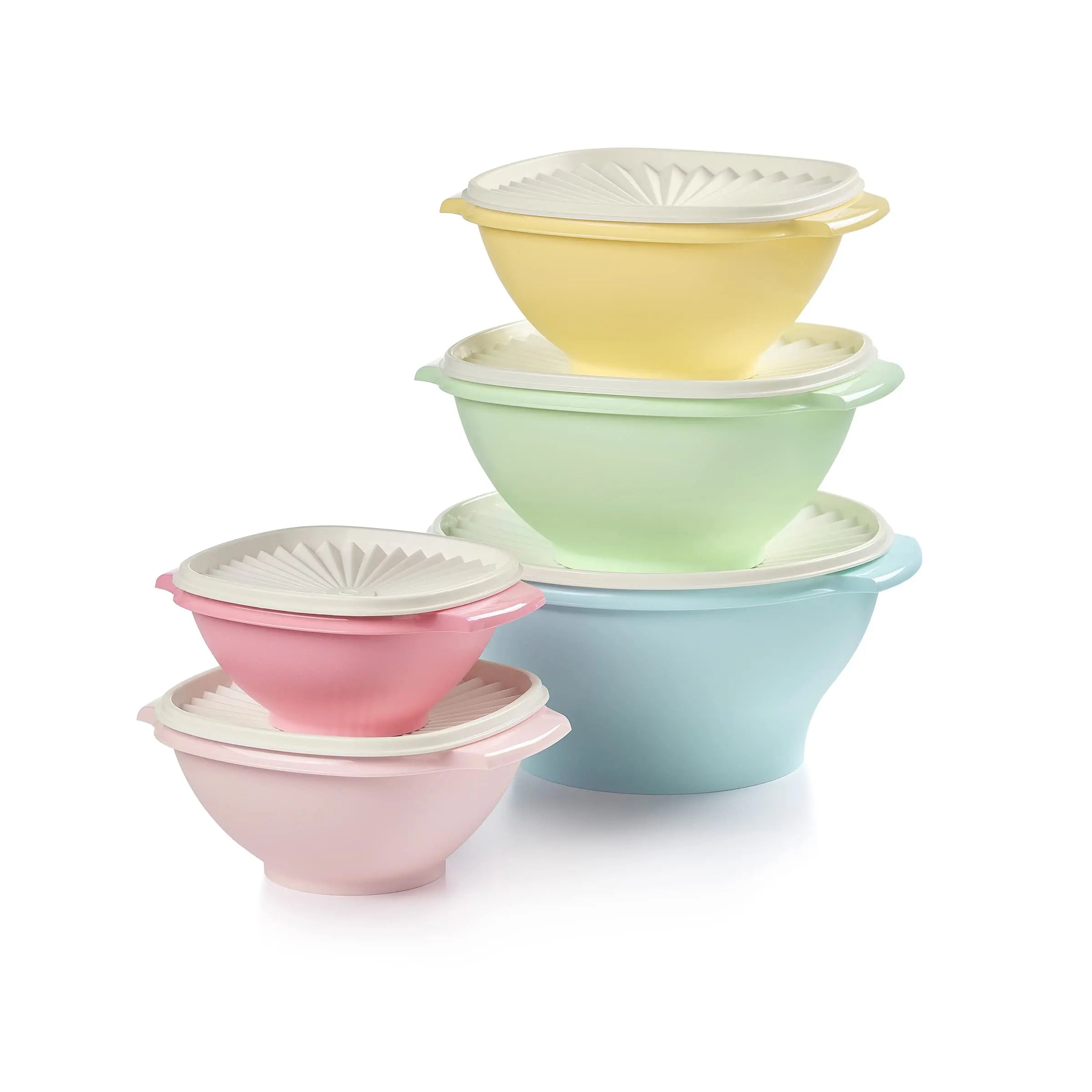 Tupperware Heritage Collection 10-Piece Food Storage Set in Vintage Colors Tupperware