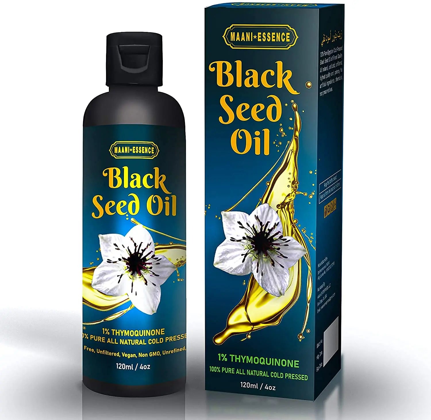 Maani Black Seed Oil - 100% Pure (4oz) Maani