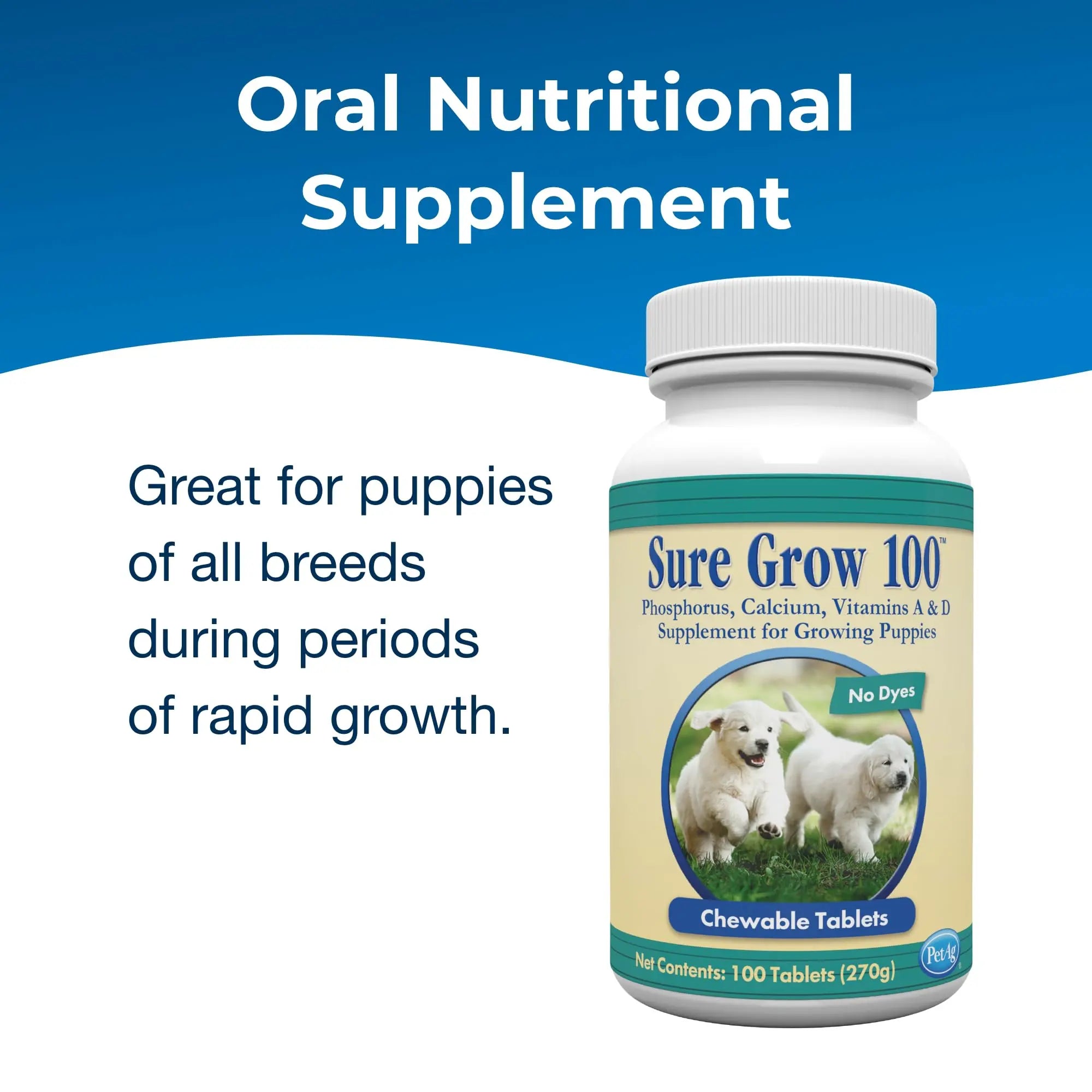 Pet-Ag Sure Grow 100 - Puppy Nutritional Supplement PetAg