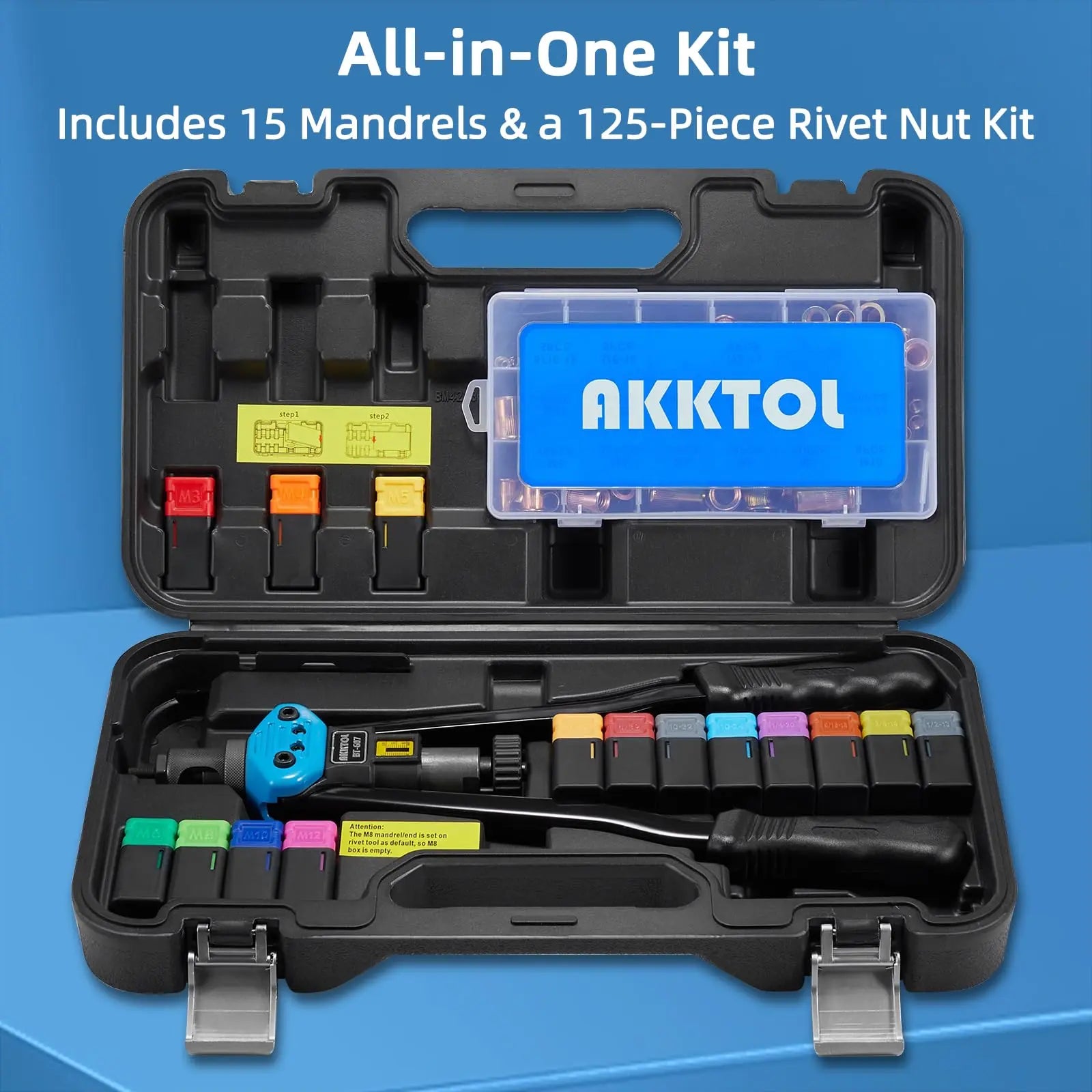 AKKTOL 16" Rivet Nut Tool Kit AKKTOL