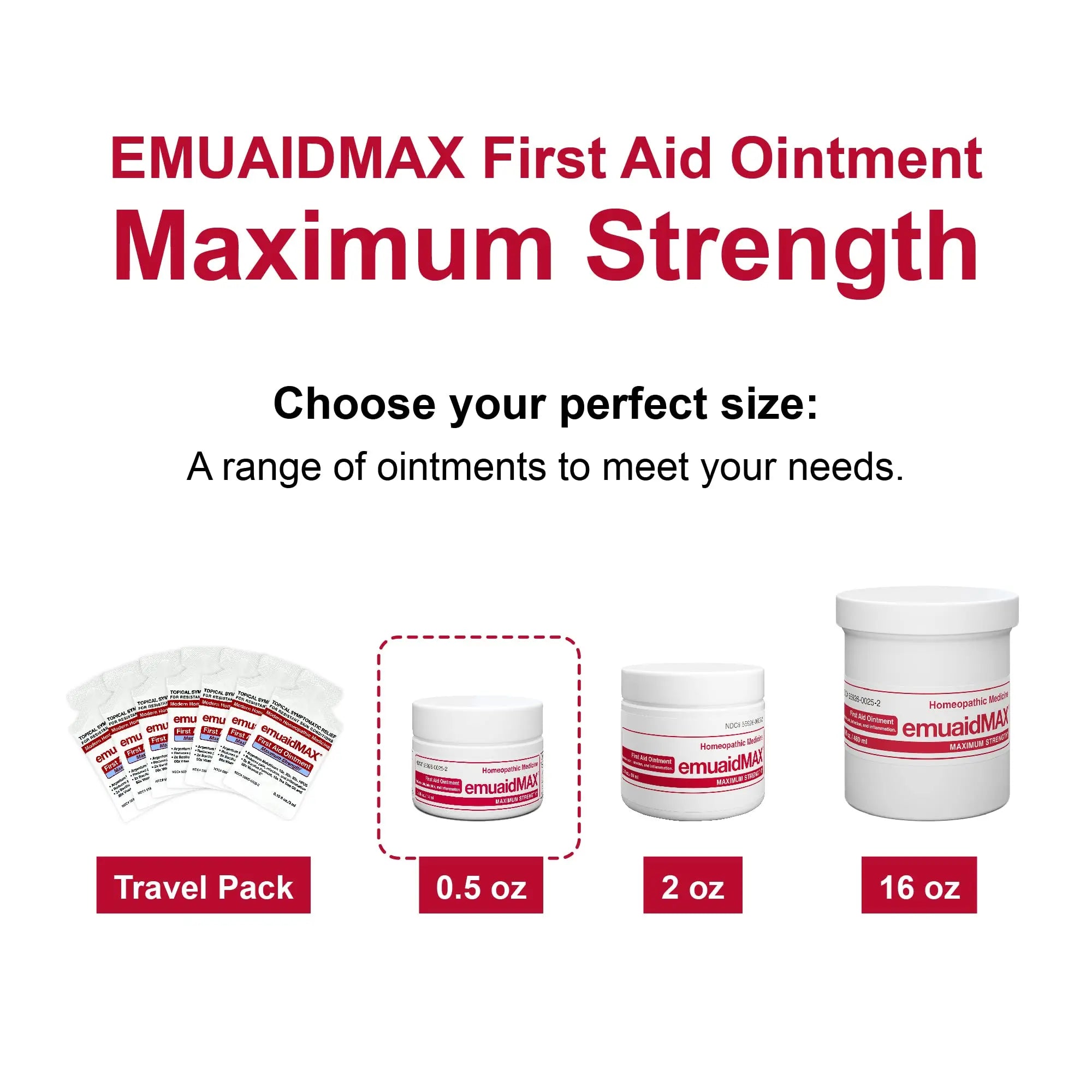 emuaid EMUAIDMAX Ointment 0.5oz - Eczema Cream emuaid