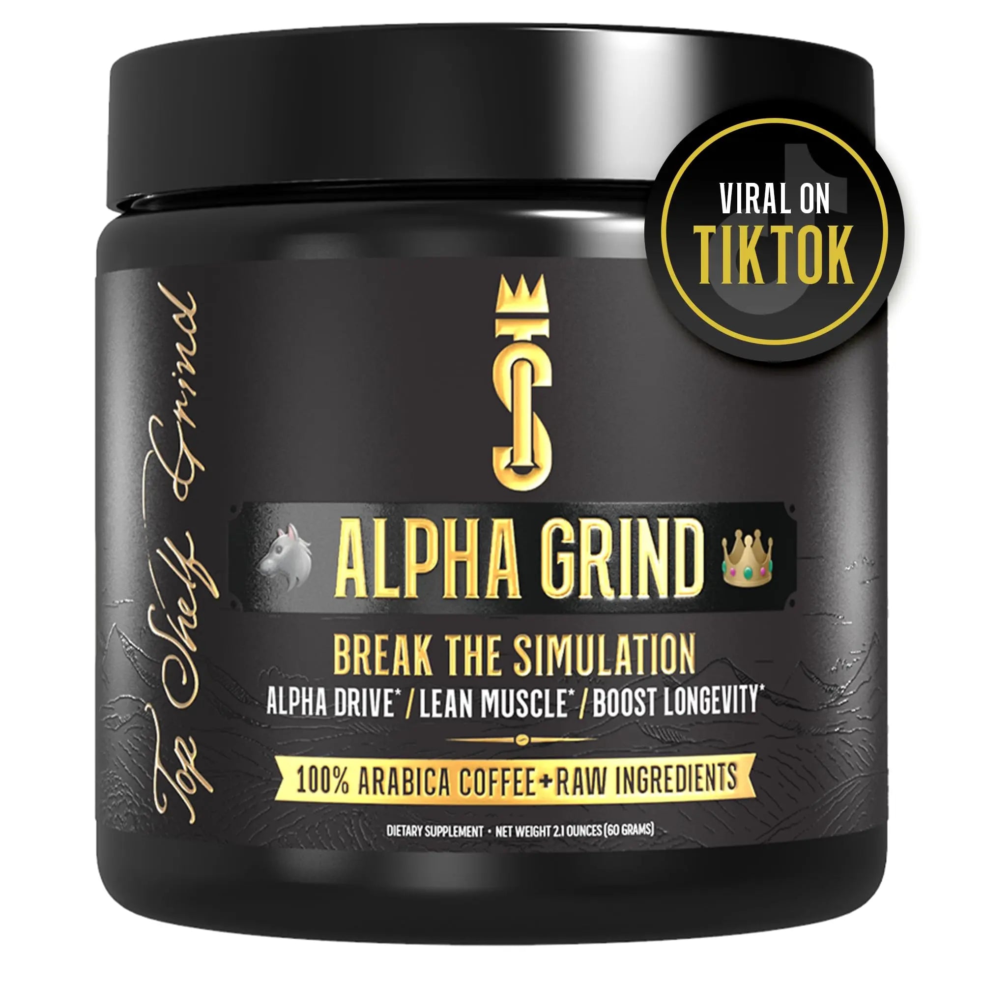 Alpha Grind Instant Maca Coffee – Energy & Focus for Men Join Top Shelf Grind