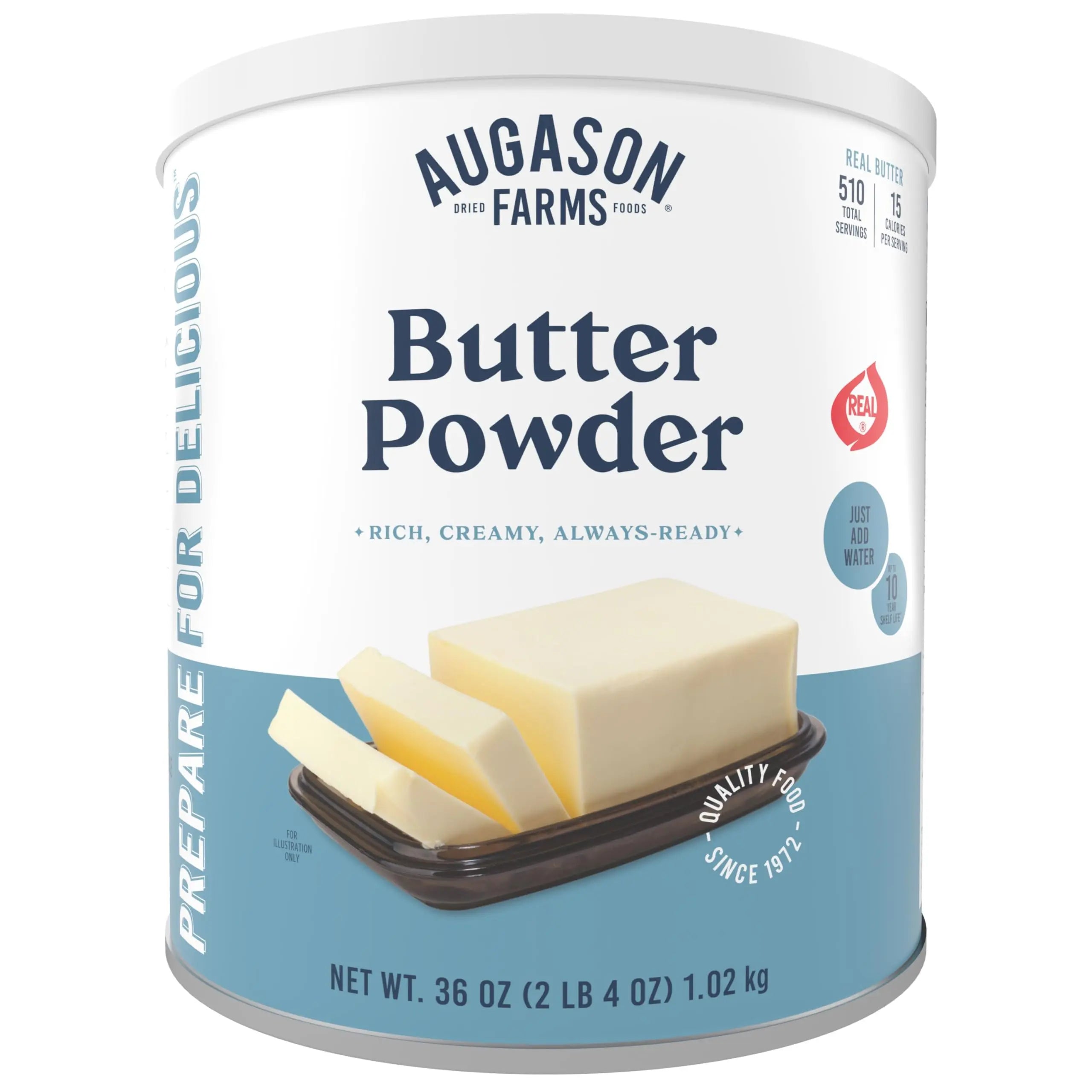 Augason Farms Butter Powder - 510 Servings Emergency Food Supply Augason Farms