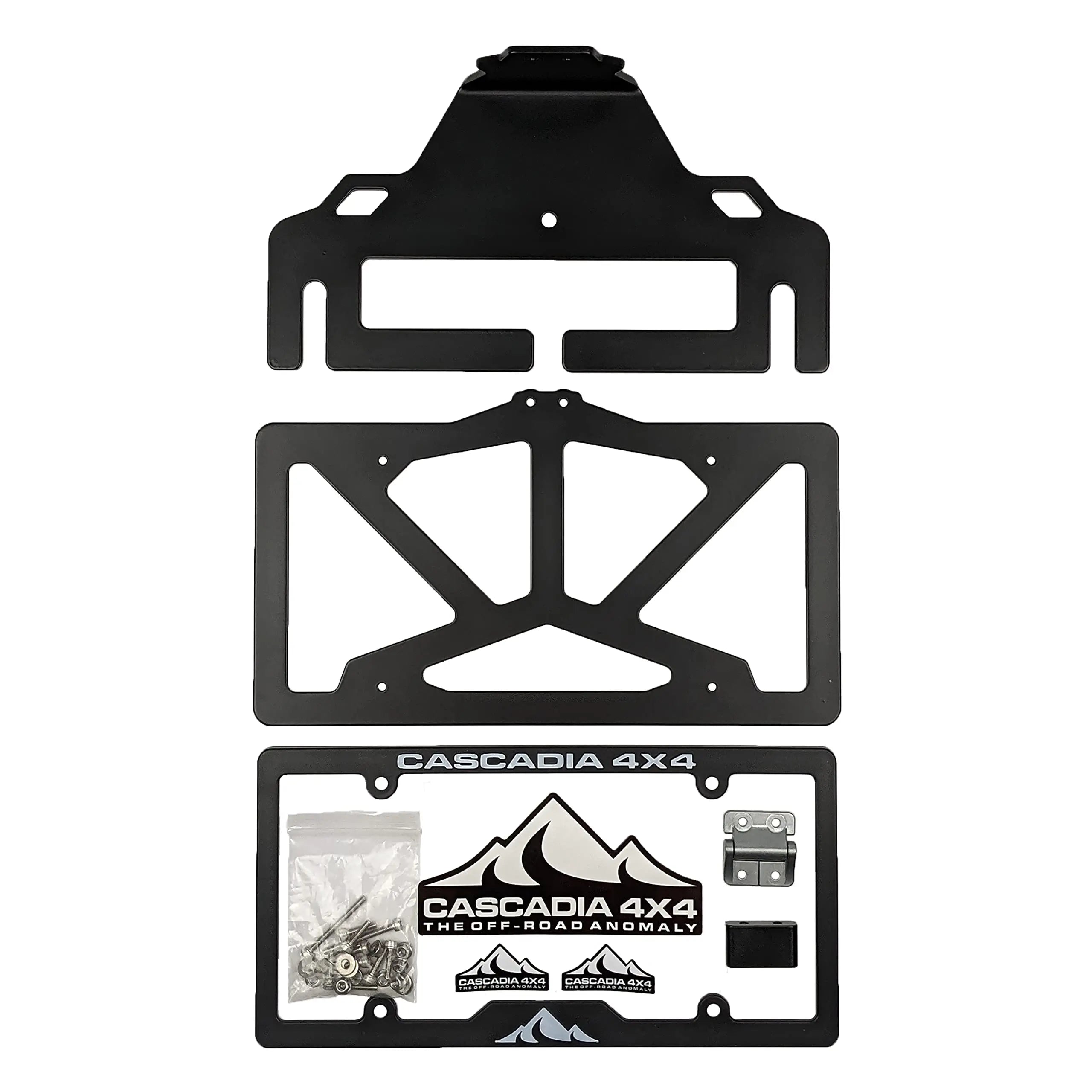 Cascadia 4x4 Flipster V3 - Winch License Plate Mounting System Cascadia 4x4