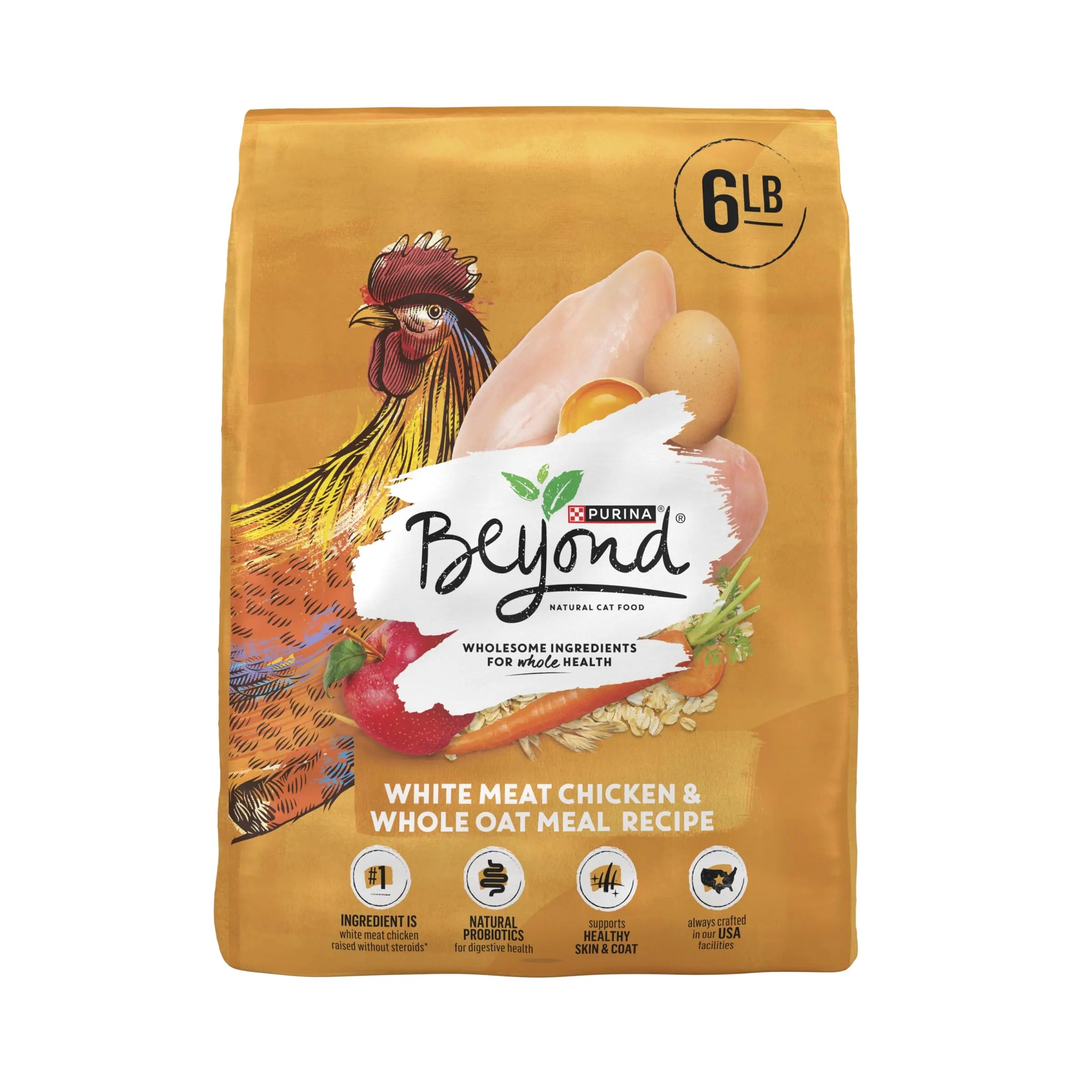 Purina Beyond Natural Dry Cat Food - Chicken & Oatmeal Recipe, 6 lb Beyond