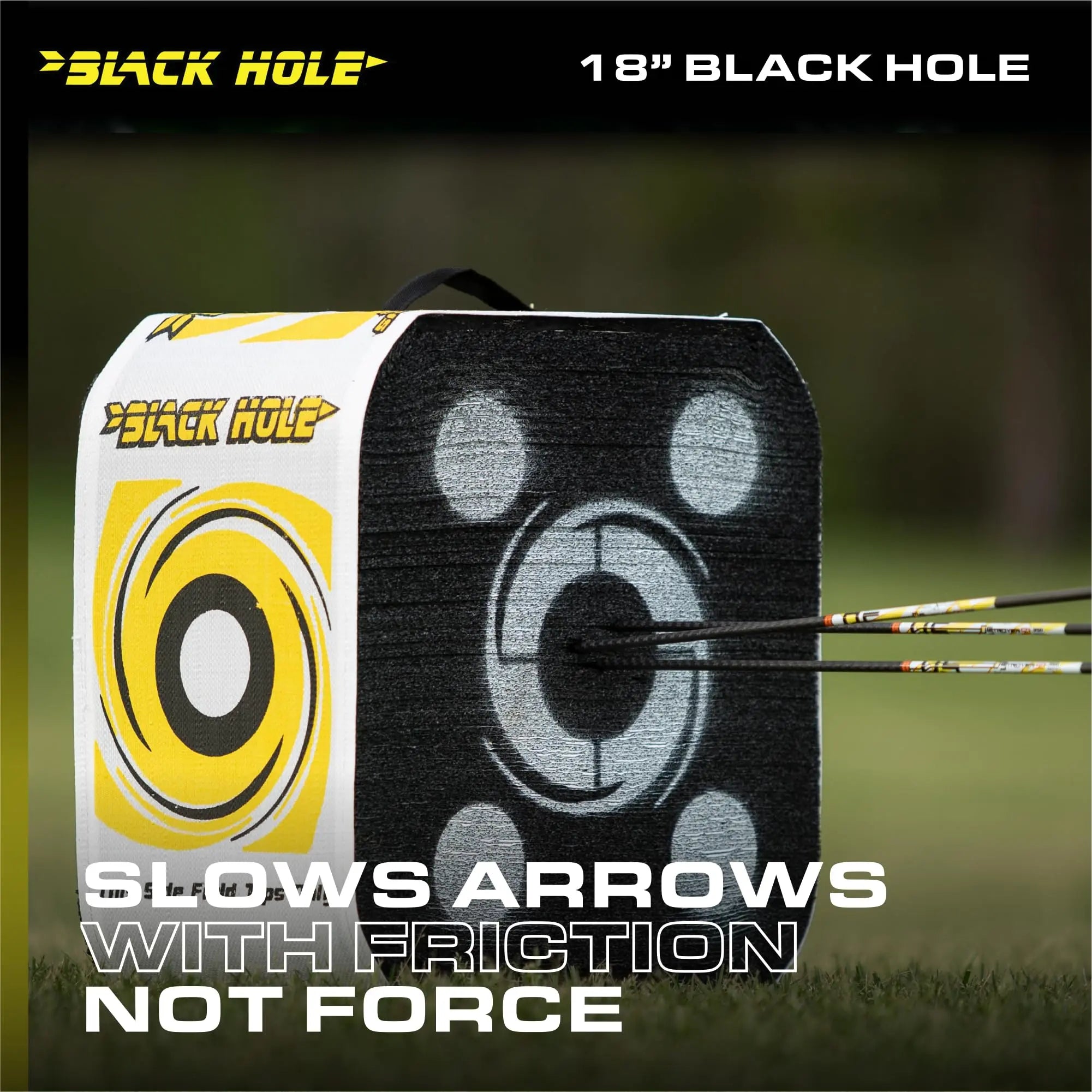 Field Logic Black Hole Archery Target 18" Field Logic