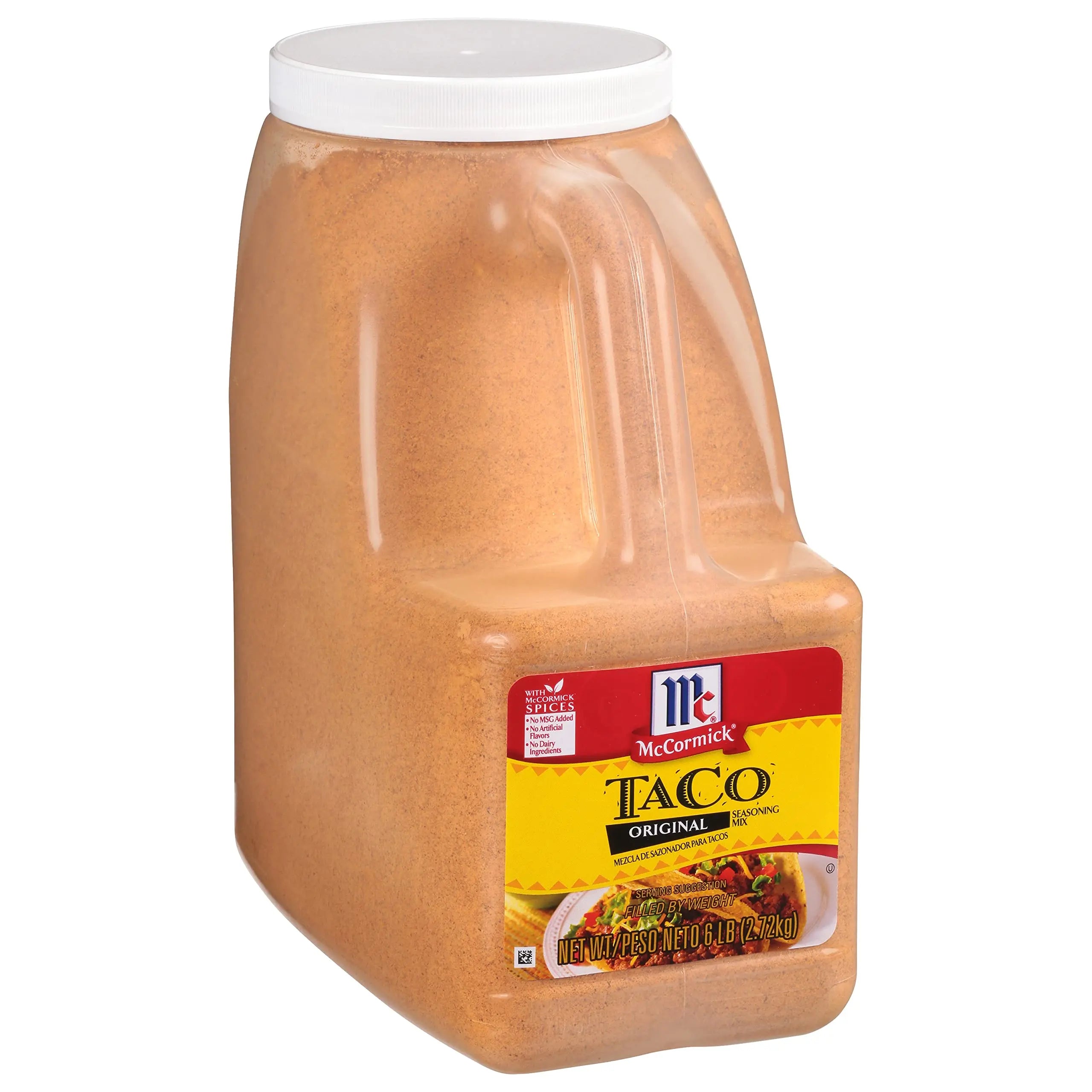 McCormick Original Taco Seasoning Mix - 6 lb Bulk Container McCormick