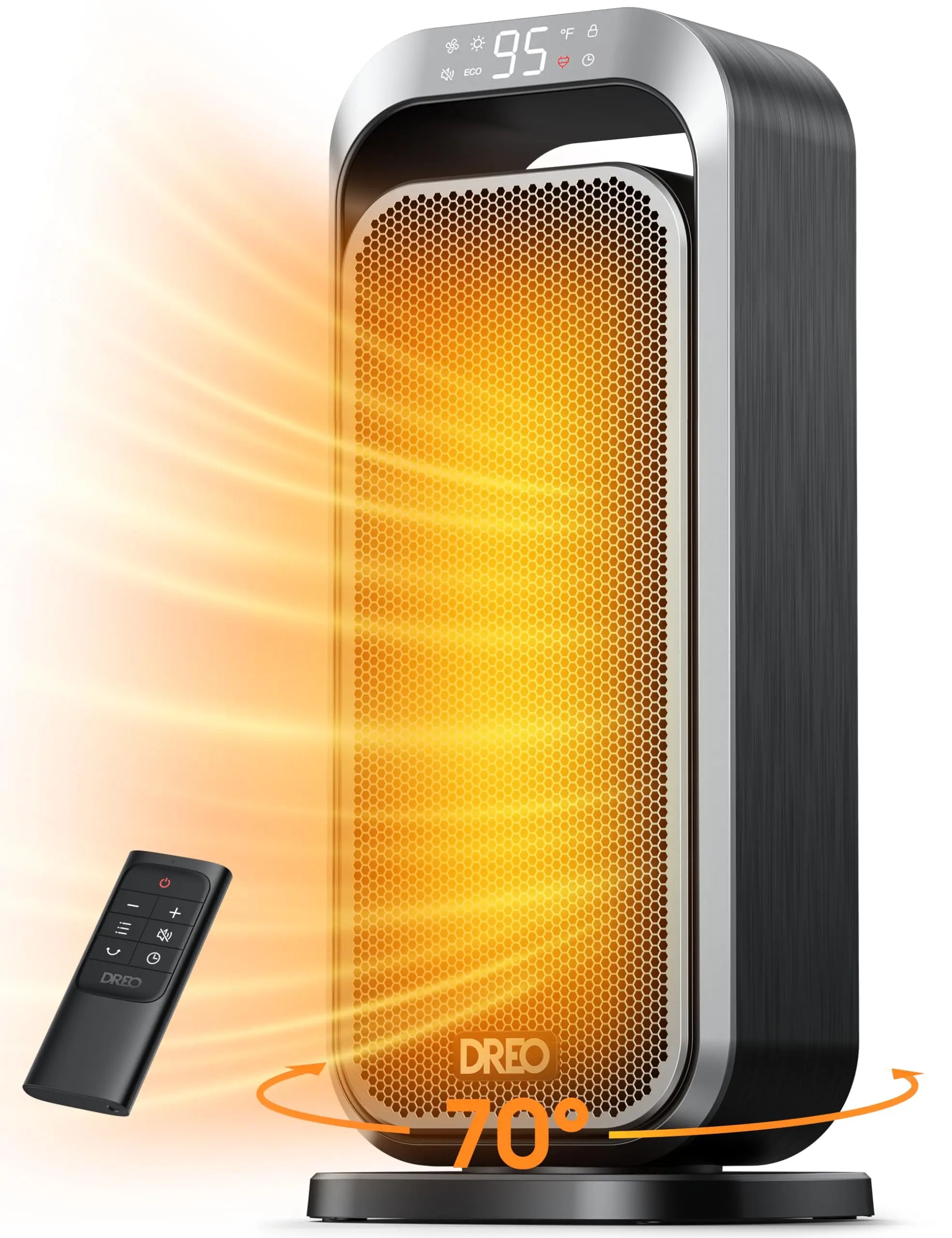 Dreo 1500W Quiet Space Heater with Remote & Thermostat Dreo