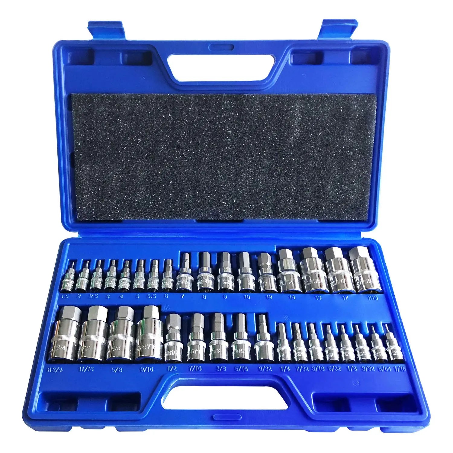 Master Hex Bit Socket Allen Wrench Bit Kit Hex Key for Ratchet Socket Tool mainpoint