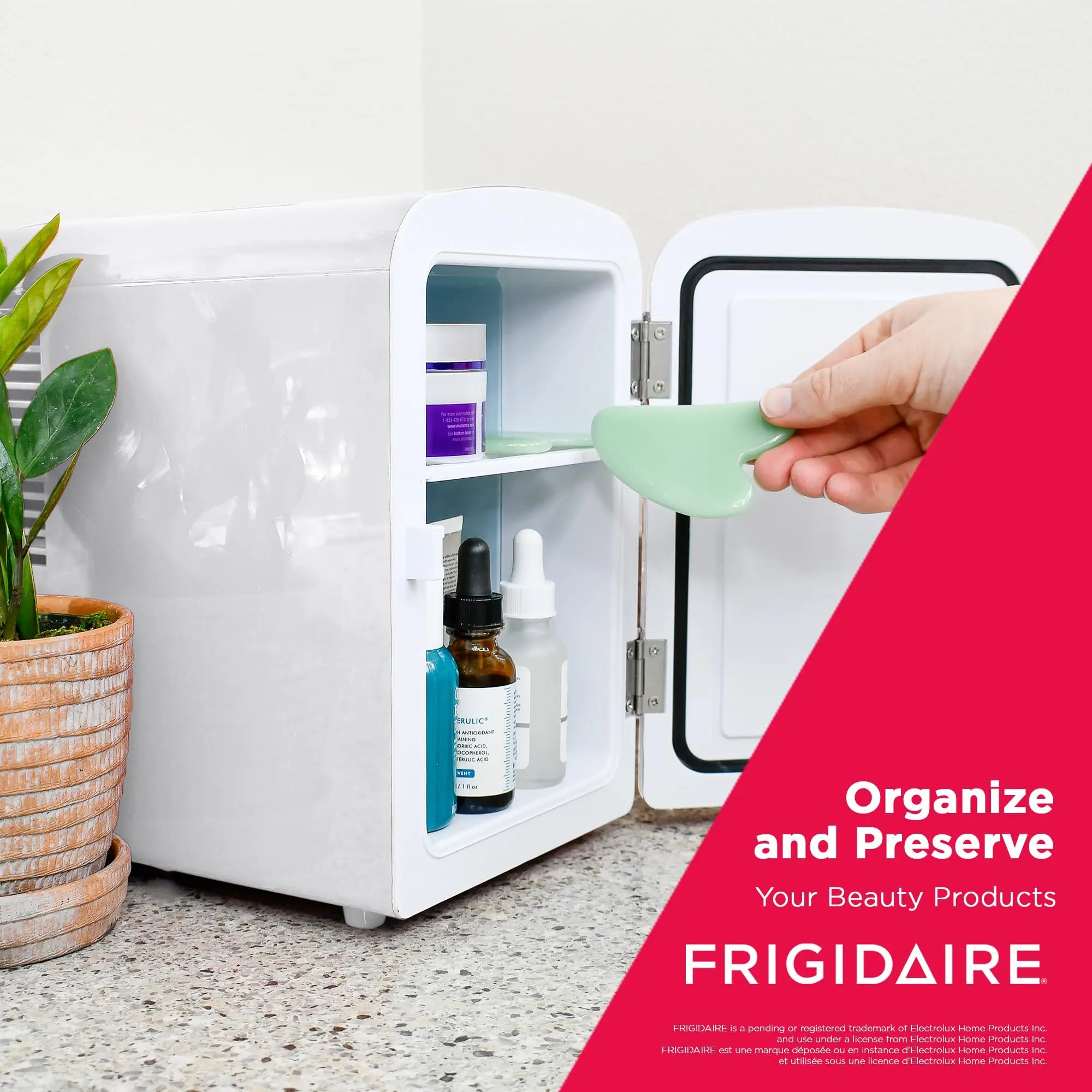 Frigidaire Retro Mini Fridge Cooler - Eco-Friendly & Portable (Holds 6 Cans) Frigidaire