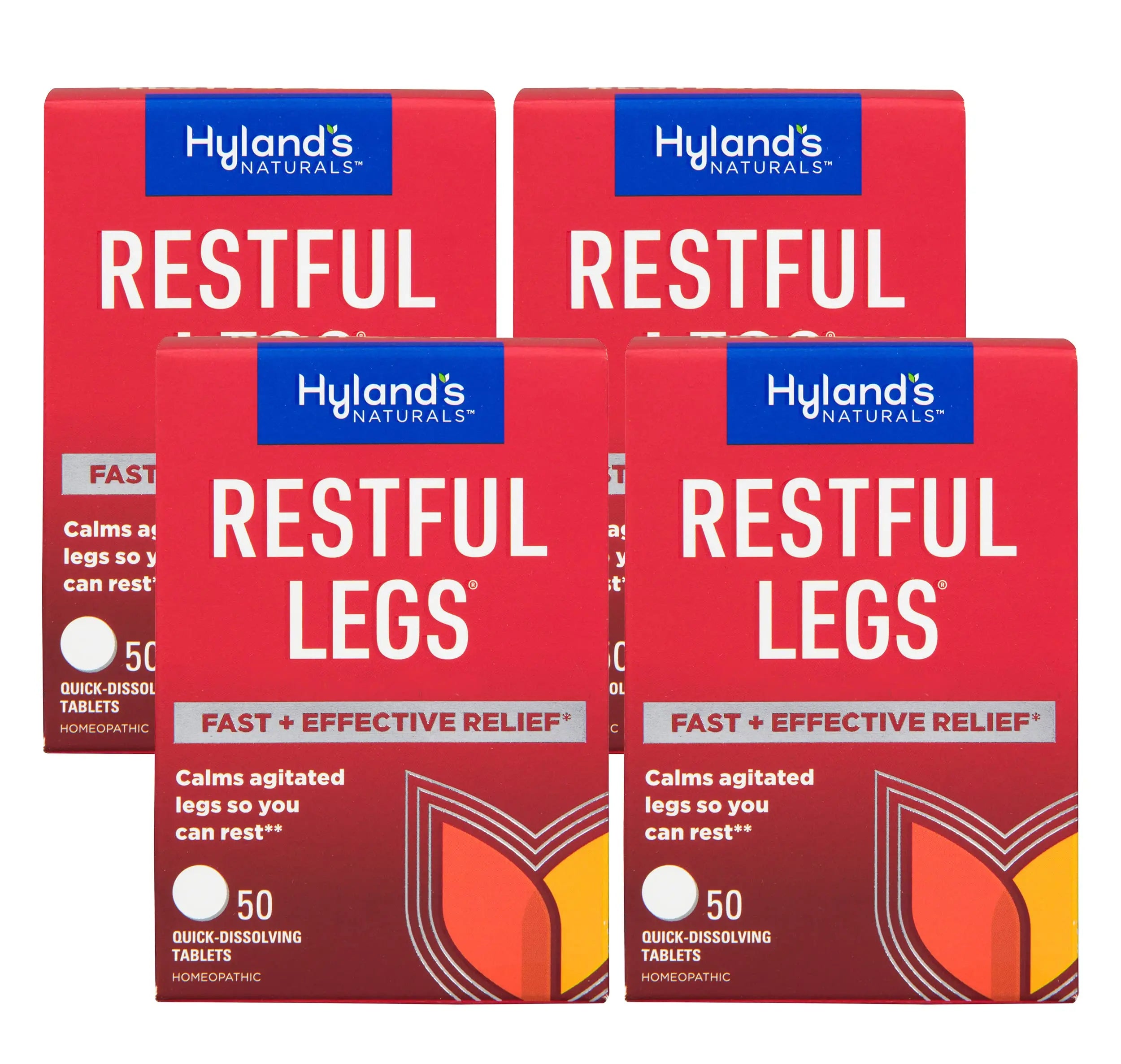 Hyland's Restful Legs Tablets 50 ea (Pack Of 4) Hyland's