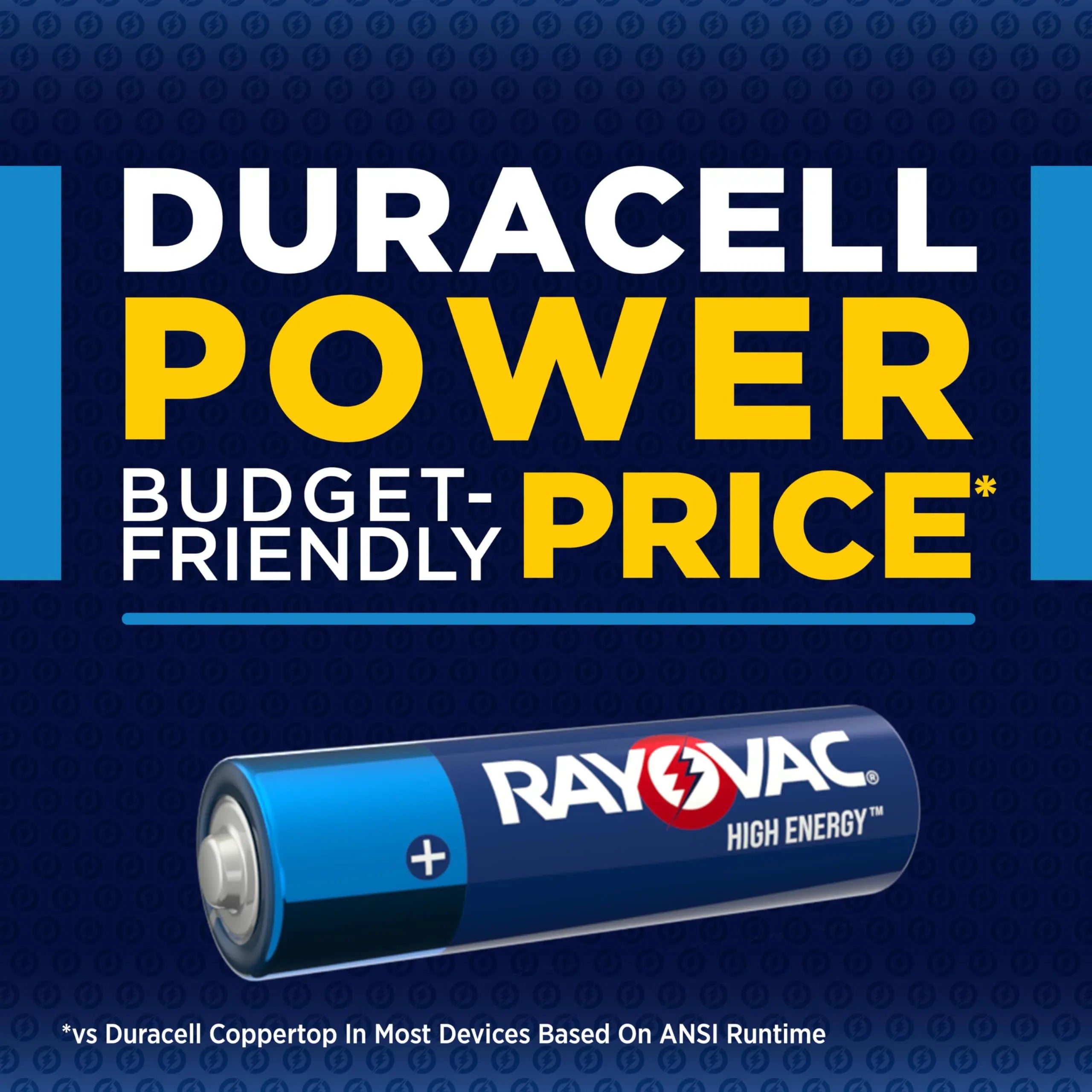 Rayovac AA Batteries, Double A Battery Alkaline, 60 Count Yodymarket