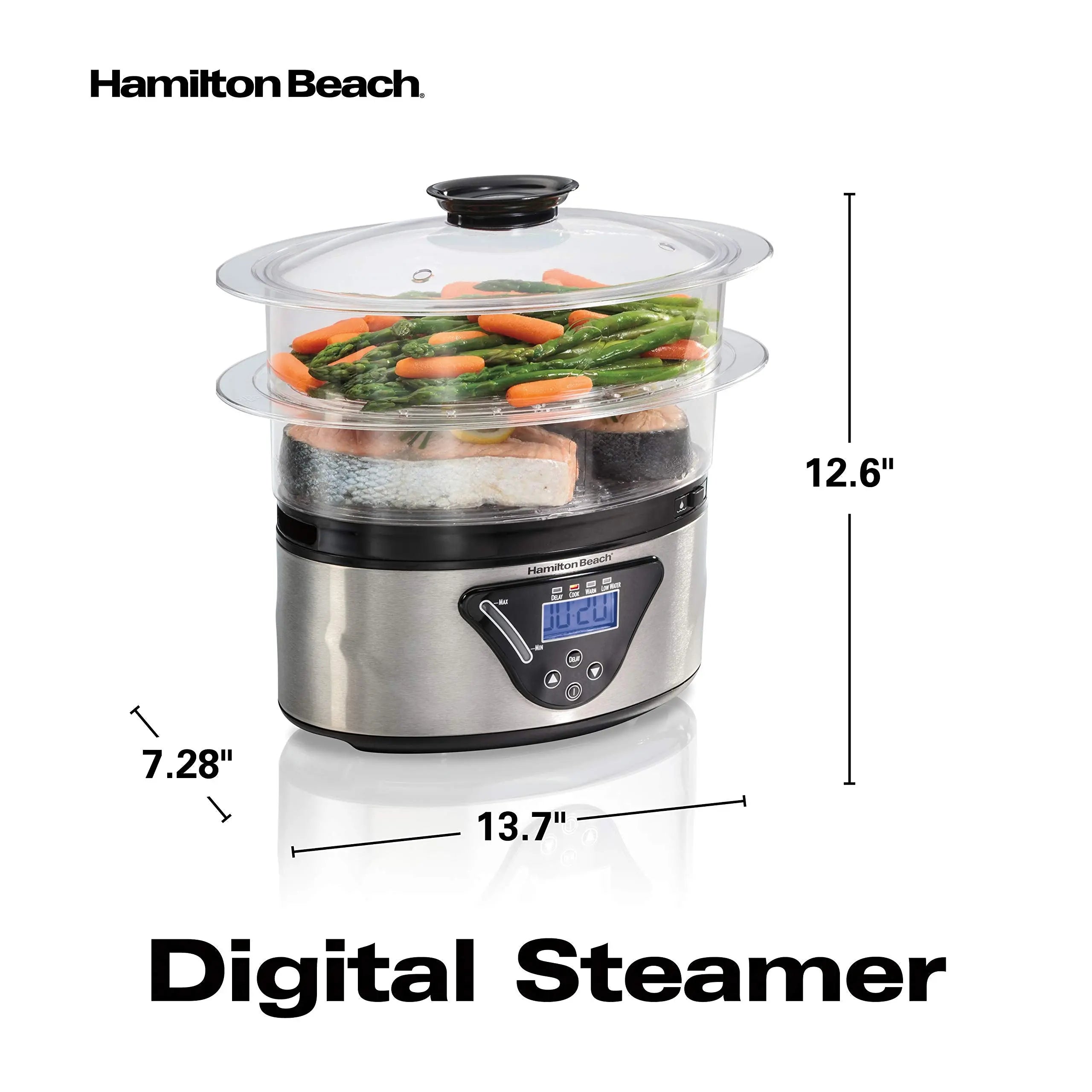 Hamilton Beach 5.5 Quart Digital Food Steamer & Rice Cooker Hamilton Beach