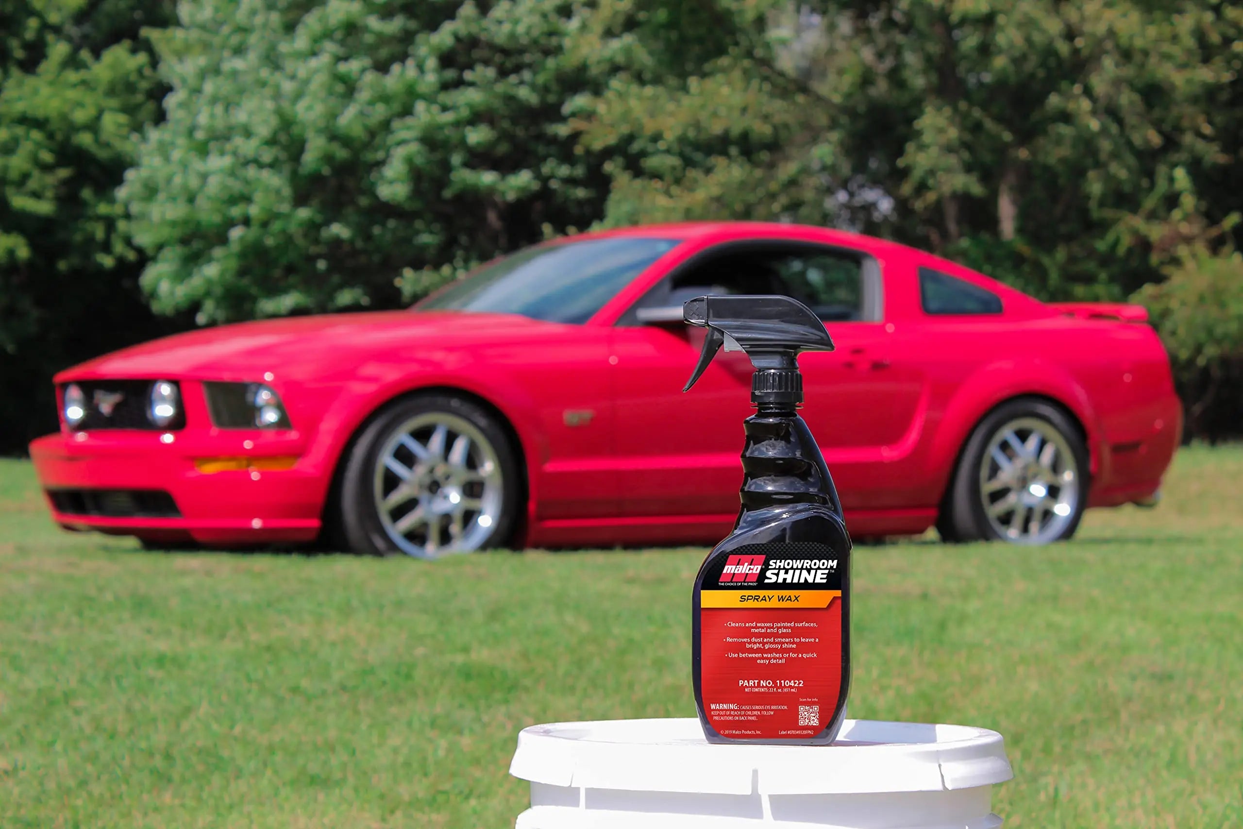 Malco Showroom Shine Spray Wax – 1 Gallon Instant Detailer Malco