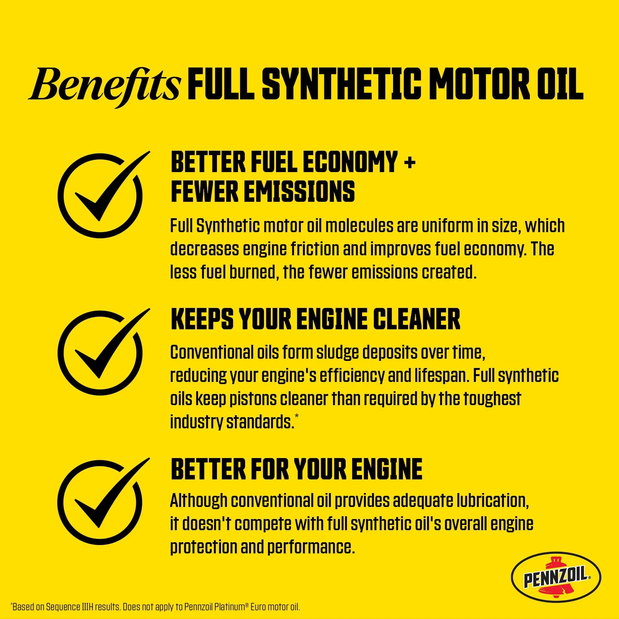 Pennzoil Ultra Platinum Full Synthetic 5W-20 Gasoline Engine Oil, 5 Quart Pennzoil