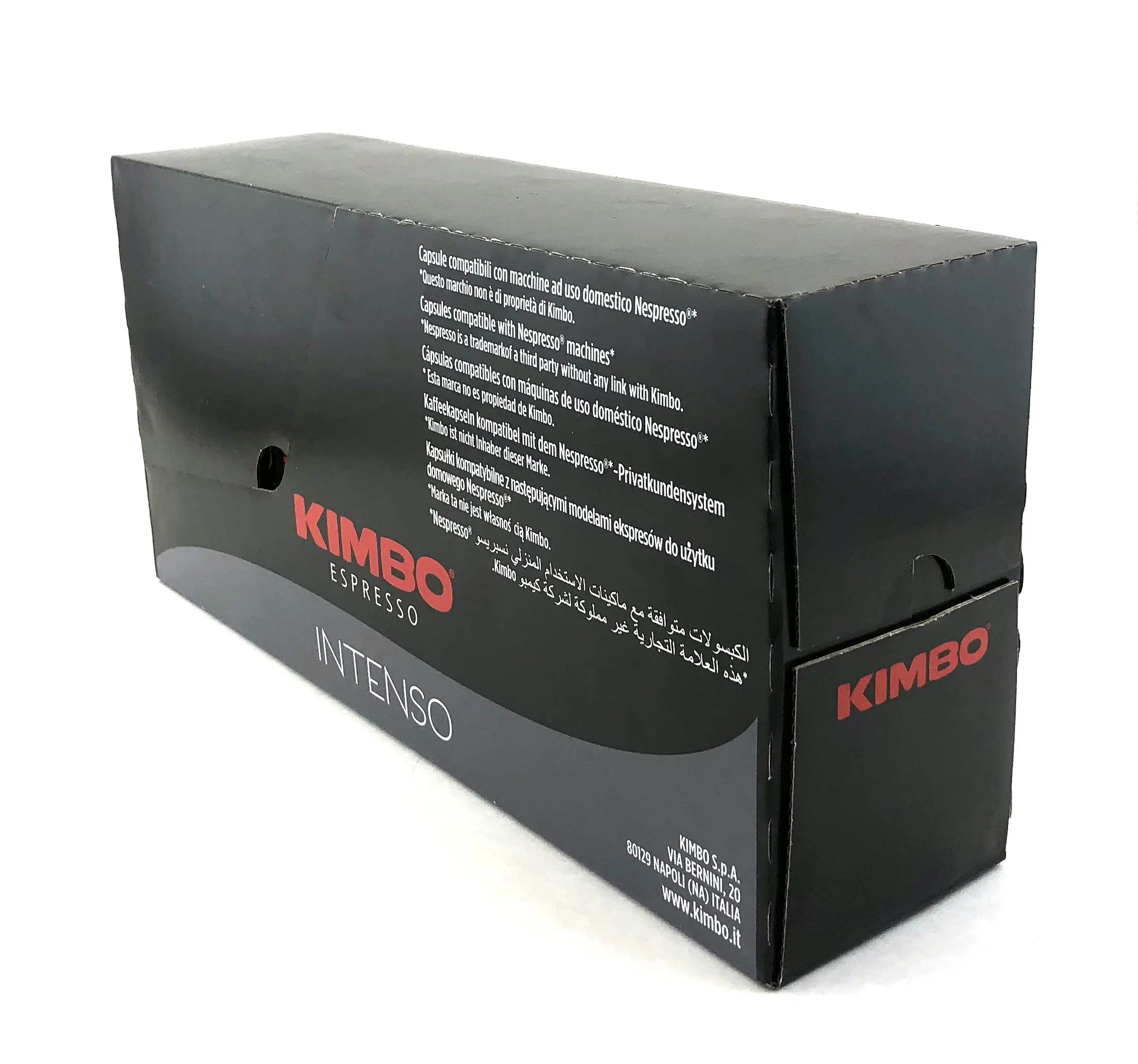 Kimbo Espresso Intenso Nespresso Capsules, 100% Arabica Coffee KIMBO