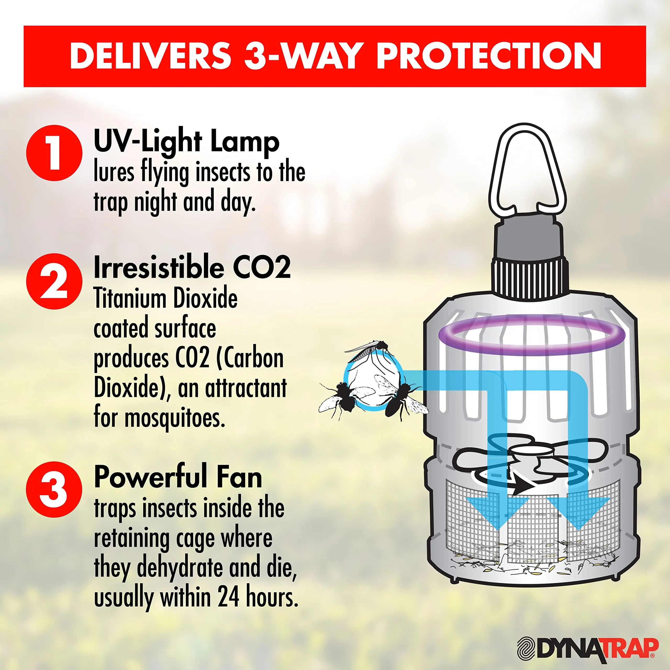 DynaTrap DT150 Indoor Insect Trap – Silent & Effective DynaTrap