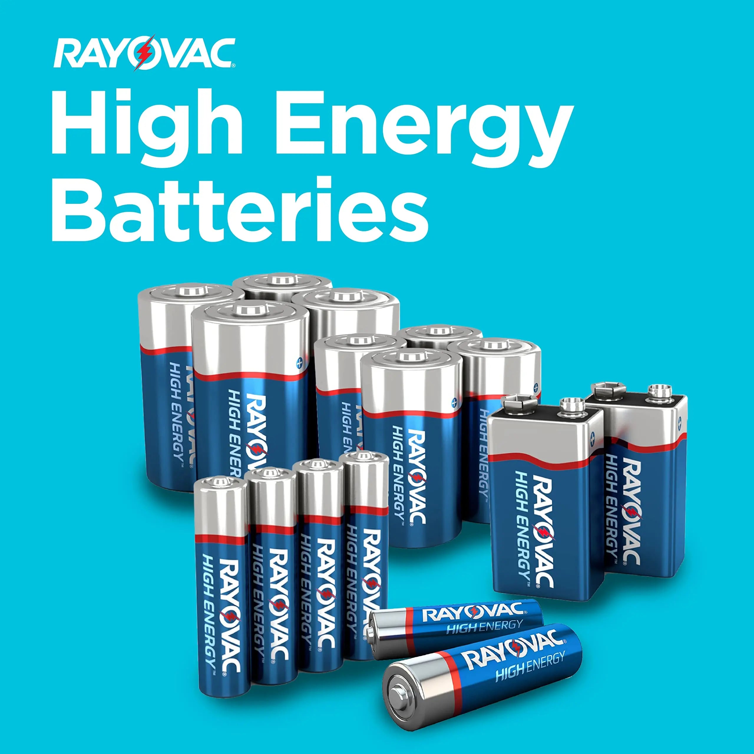 Rayovac AA Batteries, Double A Battery Alkaline, 60 Count Yodymarket