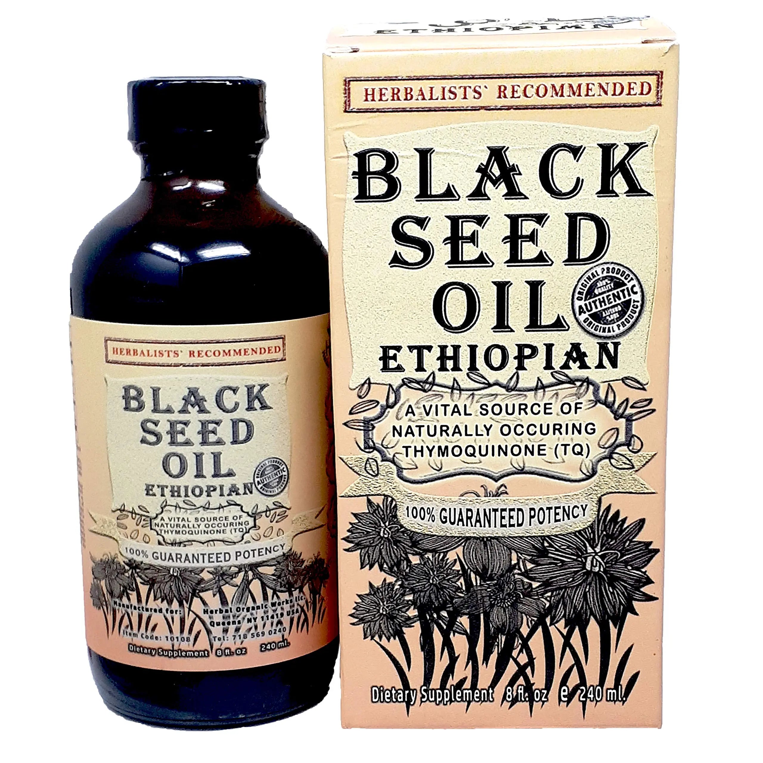 100% Pure Ethiopian Black Seed  – 8oz Cold-Pressed Herbal Organic Works