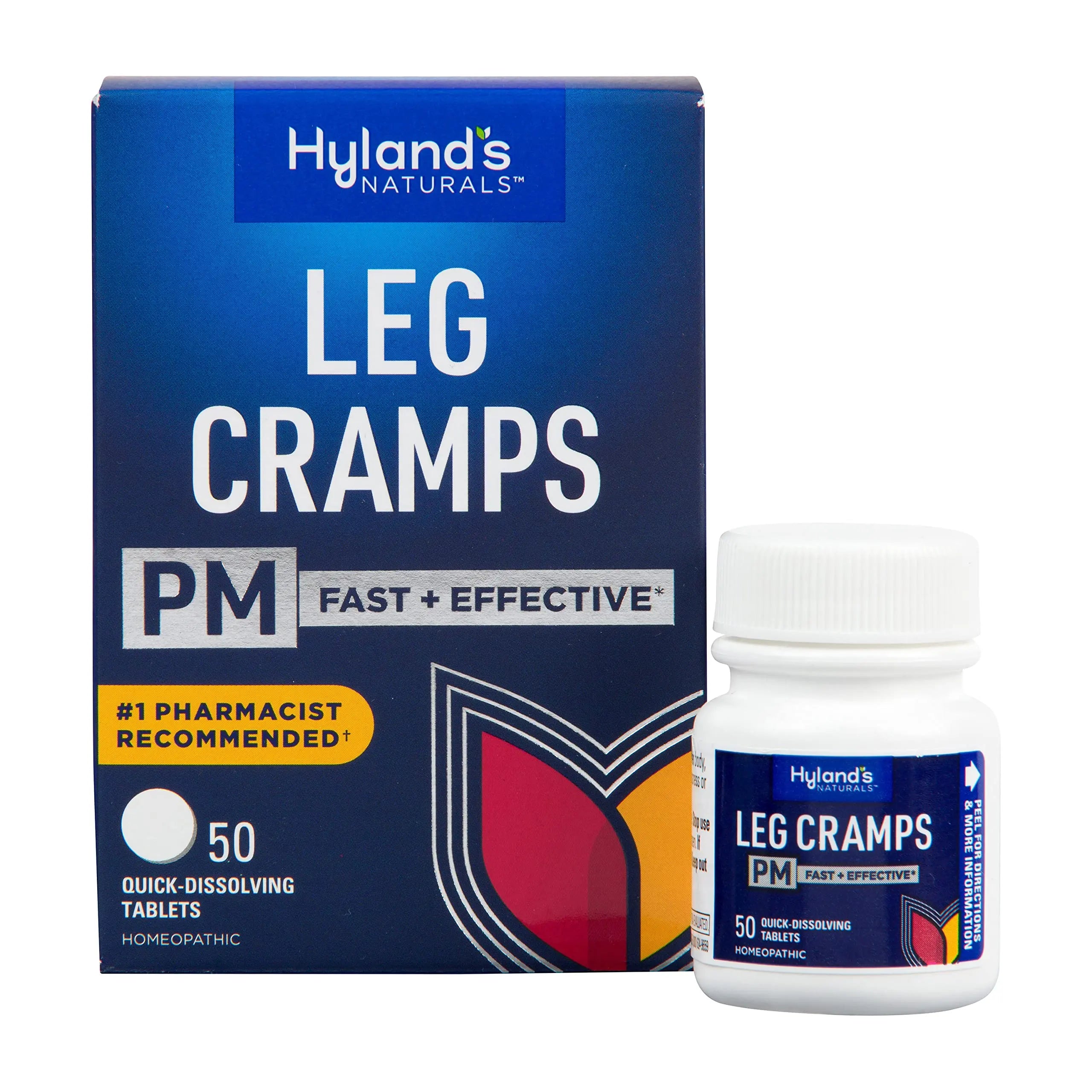 Hyland's Leg Cramps PM - 50 Tablets ea (Pack of 4) Hyland's